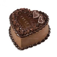 Choco Filled Heart Shape Cake